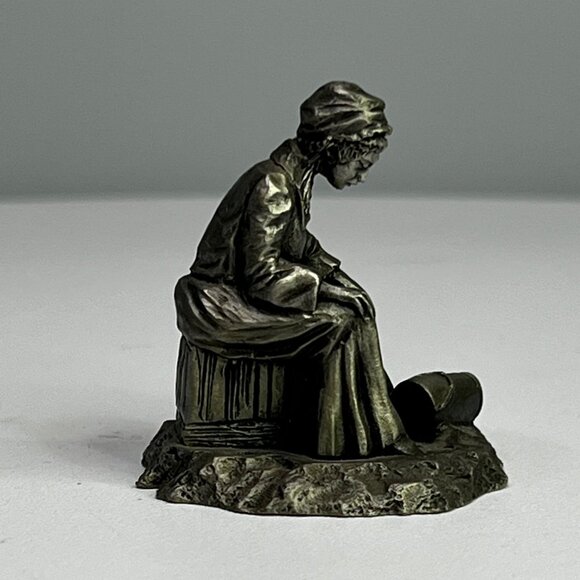 Bucket Brigade The Saturday Evening Post Pewter Figurine By Franklin Mint - 1981 - Picture 6 of 9